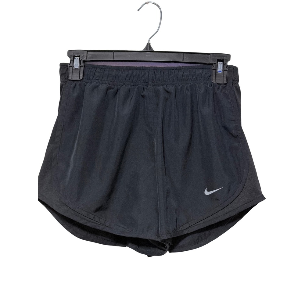 Nike Dri-FIT Tempo Womens Running Shorts Black Size Small Athletic Gym Workout